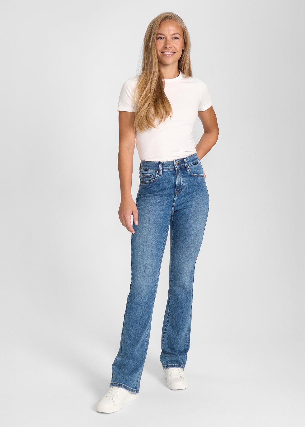 Rivers™ Bootcut Denim Jeans - Blå - Dame | Perfect Jeans